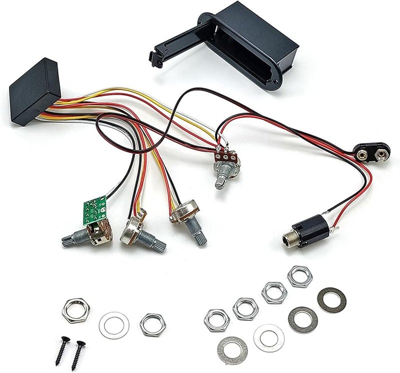 Active Bass Guitar Preamp Pickup Control System For Electric Bass Studio Equipment - Image 1